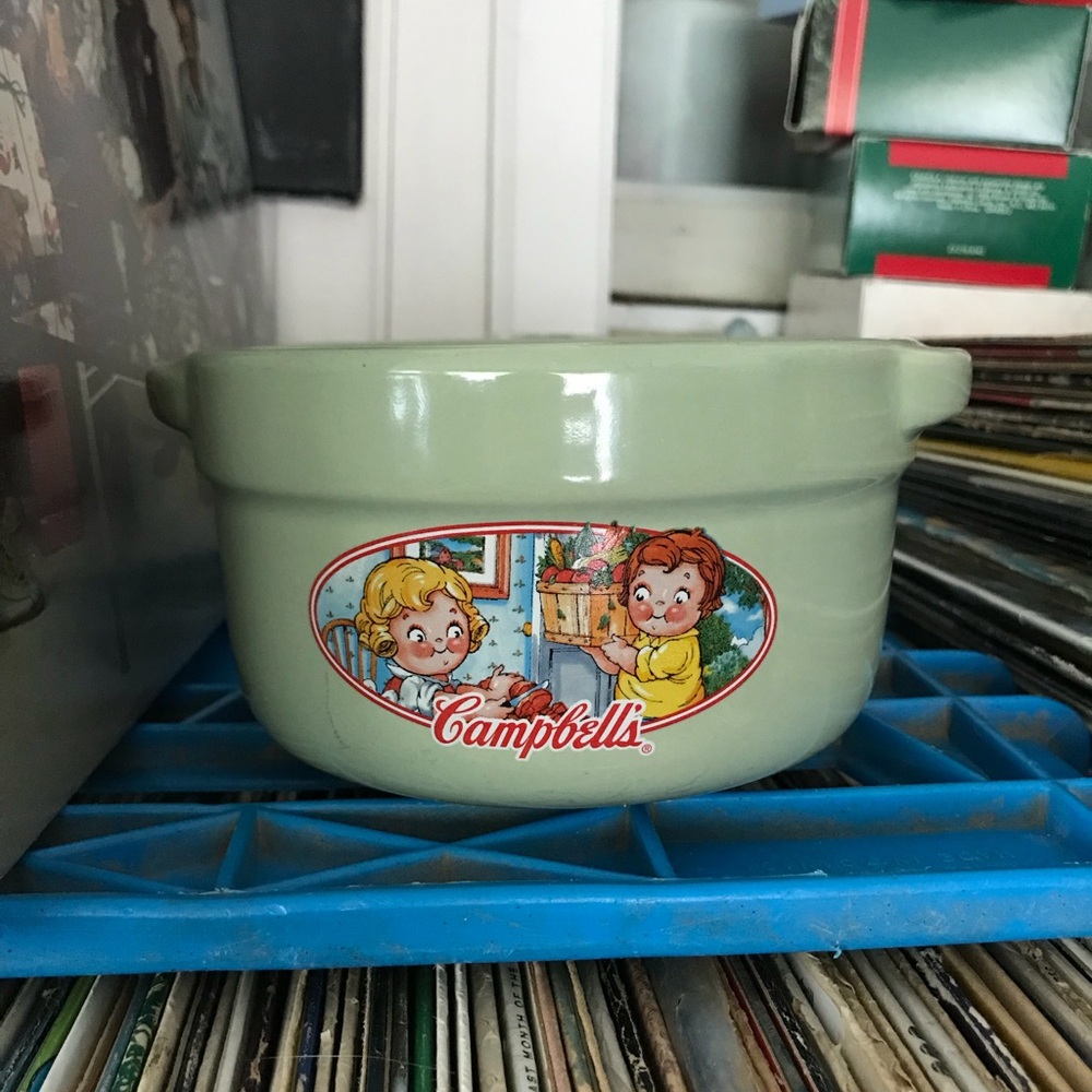 2006 Campbells S O U P green bowl